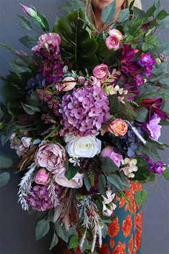 Vilani Small New, nieduża wiązanka nagrobna, dł.60cm