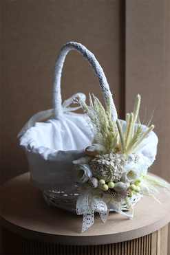 Celisa Bohonia, dekorowany koszyczek wielkanocny, wys.22cm 