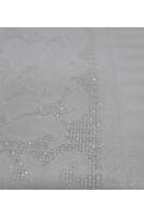 Dalia, elegancki żakardowy obrus na stół, biały