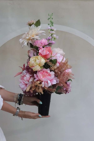 Morena, bukiet nagrobny we wkładzie