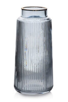 Russo Vase Blue A, szklany wazon, wys.26cm