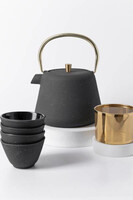 Osaka, żeliwny zestaw do herbaty na 4 osoby	