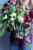 Astry Terenna, jesienny bukiet nagrobny we wkładzie