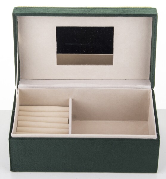 szkatułka / kuferek Florencja Green, wym.10x22x13cm