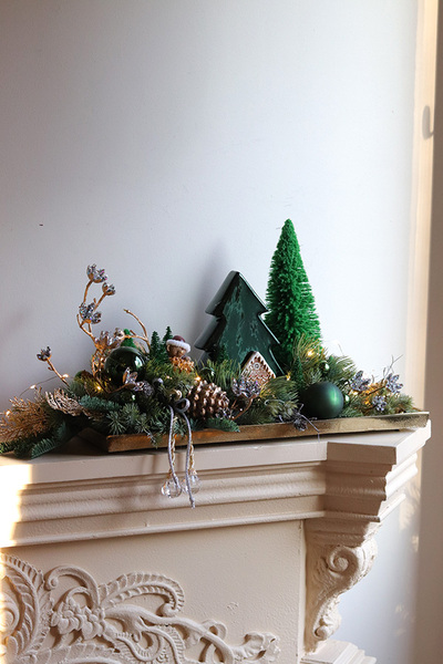 Zielony Biegun, świąteczny stroik na stół