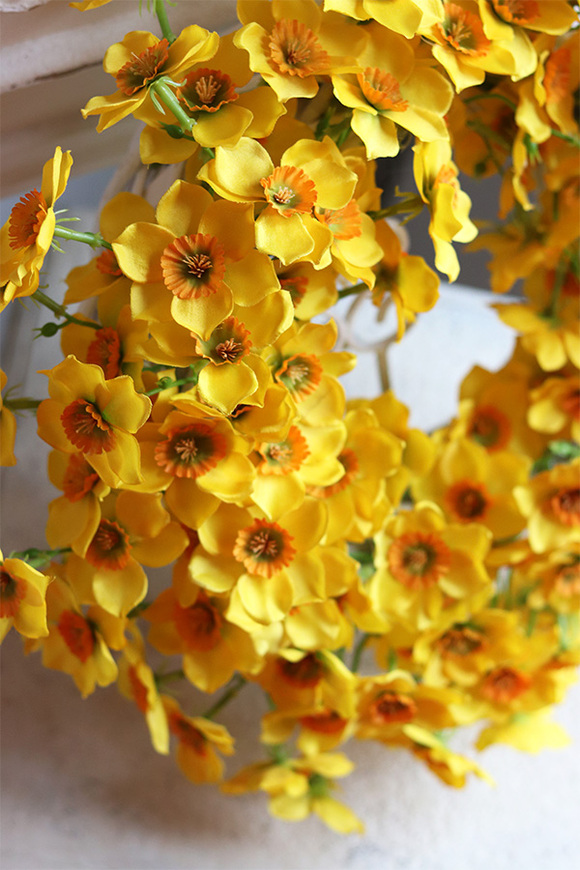 Żółta Energia, wiosenny wianek z żonkili