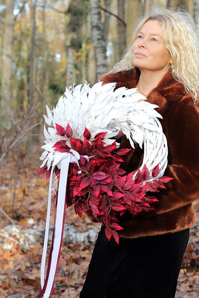 Tadeus, wianek patriotyczny na drzwi	