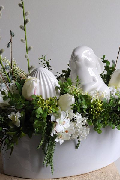 Manfredo Blanco, stroik wielkanocny z zającem