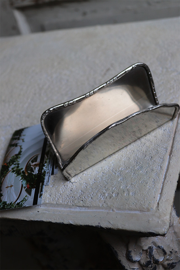 elegancki wizytownik /  stojak na wizytówki, Premioso, wym.6x12x5cm