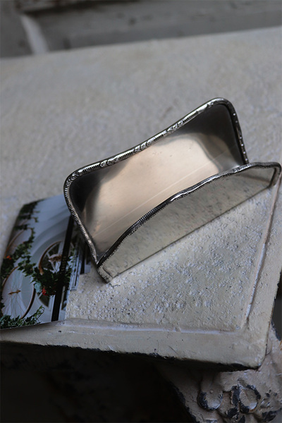 elegancki wizytownik /  stojak na wizytówki, Premioso, wym.6x12x5cm