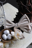 Fioletowa Delikata, wielkanocny wianek dekoracyjny