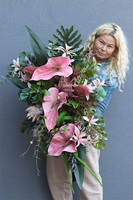 Anturium Giganta, komplet dekoracji nagrobnych