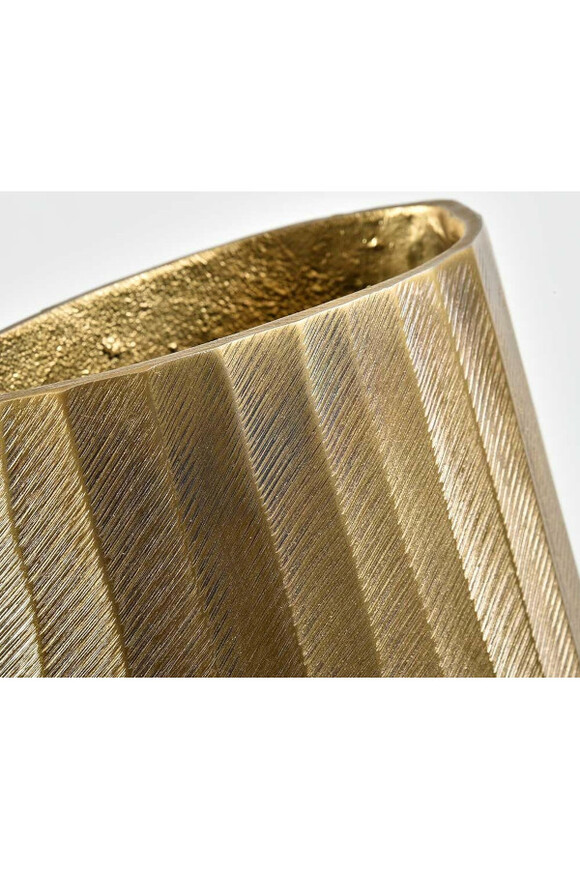 Gold Line Long, metalowy wazon 1 szt., wym.25.5x14x56cm