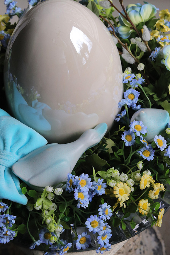 Wielkanoc na Wsi, wielkanocny stroik na talerzu