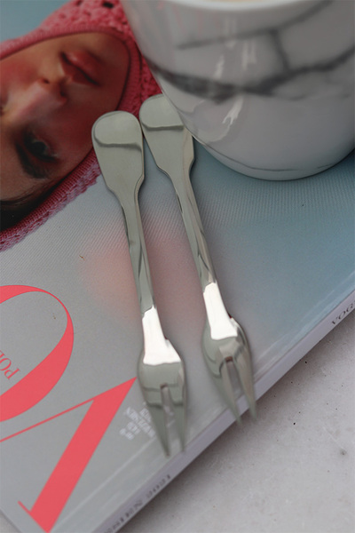 komplet do zakąsek w opakowaniu prezentowym, Omega, wym.13cm