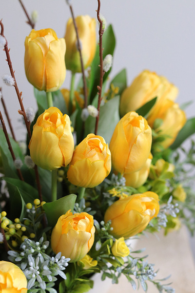 Amira, klasyczny stroik wielkanocny, wym.45x40x22cm