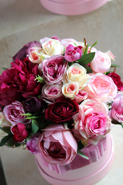 Julia 2, różowy flowerbox