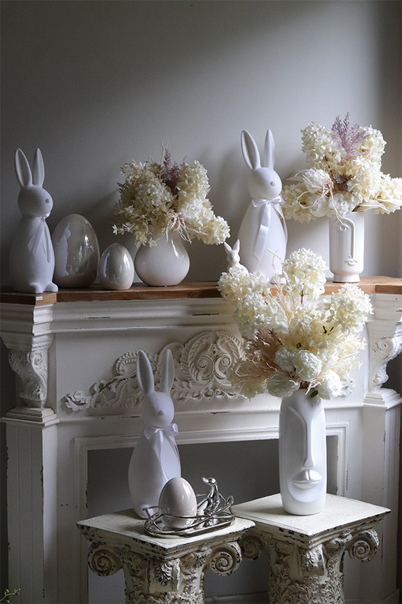 Boho Cream Personal, kompozycja kwiatowa w wazonie