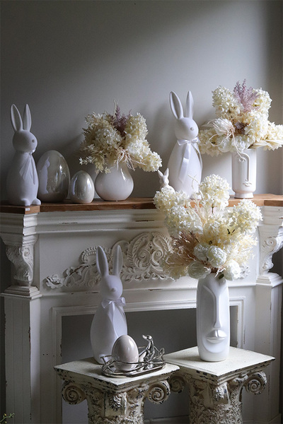 Boho Cream Personal, kompozycja kwiatowa w wazonie