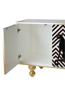 Luksor, komoda szeroka ze wzorem