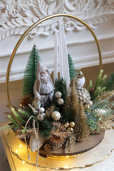 Miracolo Gold Ornamenti, stroik bożonarodzeniowy