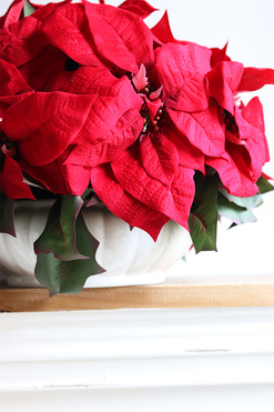 Gwiazda Betlejemska Carrington, wysokiej jakości sztuczna roślina, wys.35cm