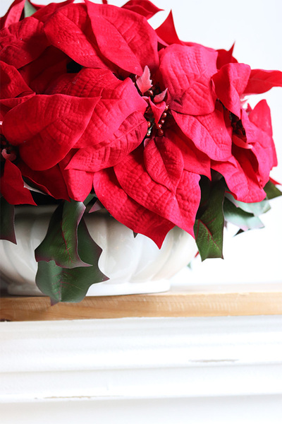 Gwiazda Betlejemska Carrington, wysokiej jakości sztuczna roślina