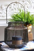 Mauritia, metalowy lampion kaganek