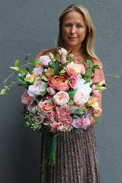 Sunsetta, bogaty bukiet do wazonu / do ręki, wys.63cm