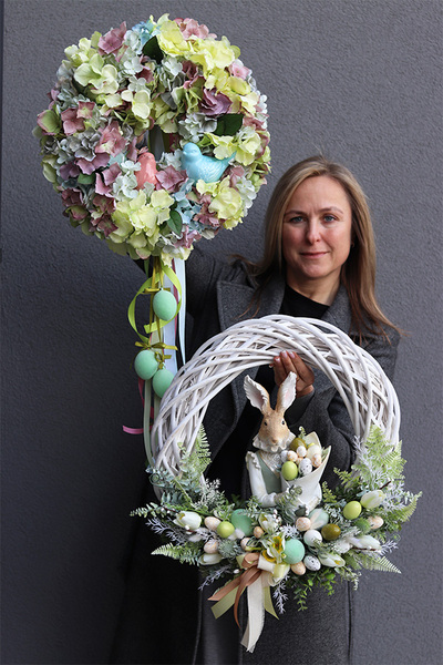 uroczy wianek, Zając Wielkanocny XXL