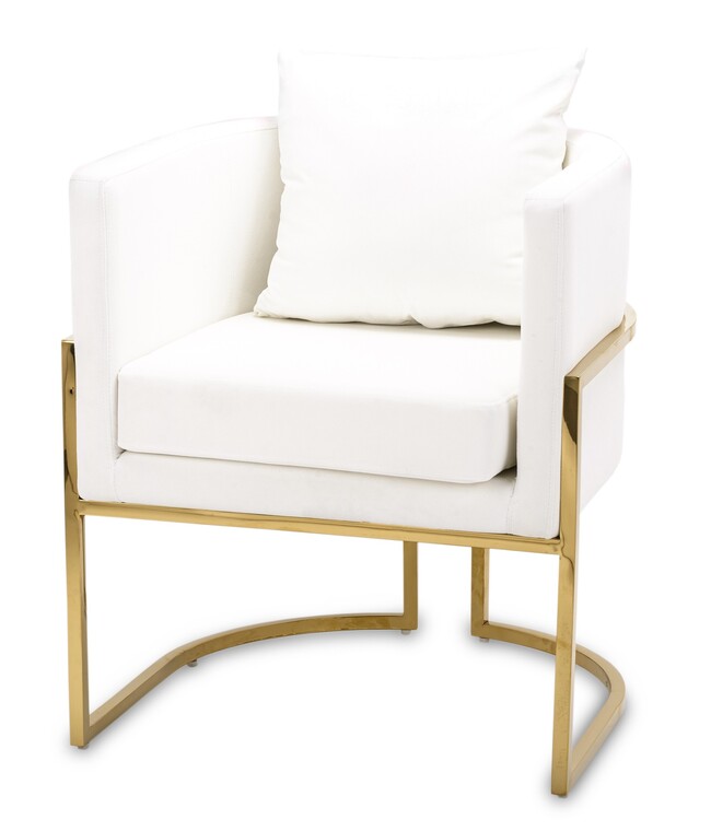 Modern White 1, nowoczesny fotel/siedzisko,wym.75x65x65cm