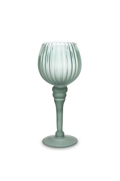 Vinho Verde B, elegancki świecznik kielich, wys.25cm