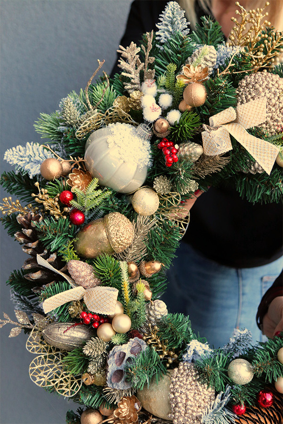 Goldira, komplet dekoracji świątecznych