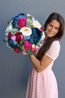 flowerbox Caryca Blue, wys.30cm