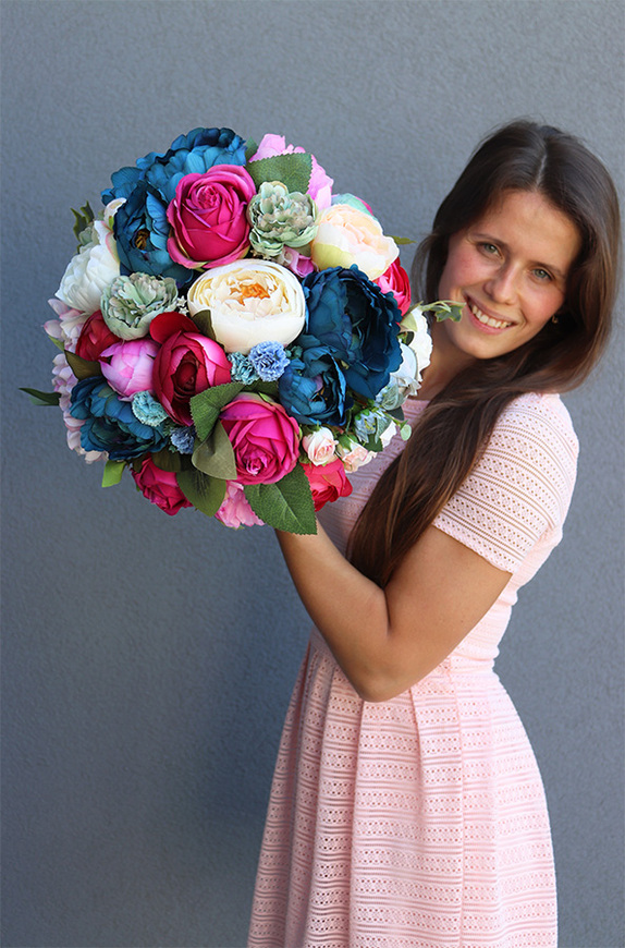 flowerbox Caryca Blue, wys.30cm