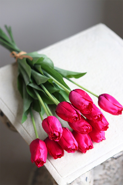 Magenta Spring, bukiet tulipanów satynowych
