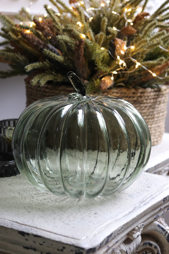 Glass Pumpkin, dekoracyjna dynia szklana