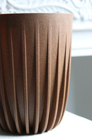 Mira Eco, osłonka doniczka, brązowa