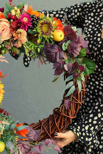 Barossa, wianek jesienny ze słonecznikami