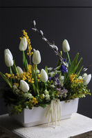 Spring Decoration Resta, stroik wielkanocny z szafirkami