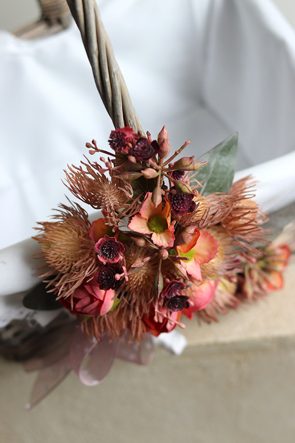 Morelowy Sad, dekorowany koszyczek wielkanocny