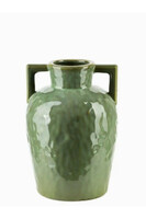Earth B, nowoczesny wazon / amfora, zielony, wym.6.5x16.5x25cm