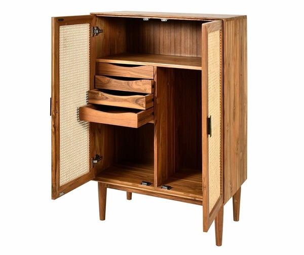 Bari, szafka z drewna tekowego