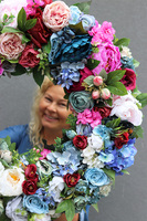 Caryca Belladonna, duży dekoracyjny wianek