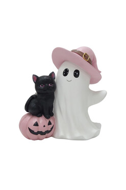 Halloween J, dekoracyjna figurka duch, wys.26cm