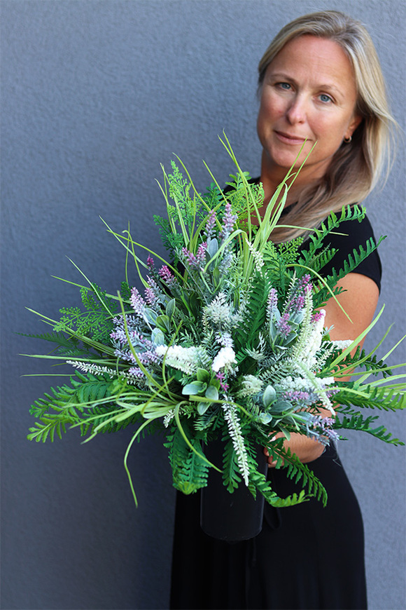 Heather&Lavender, bukiet nagrobny we wkładzie