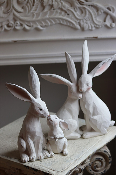 Zajączkowo figurka wielkanocna zajączki	