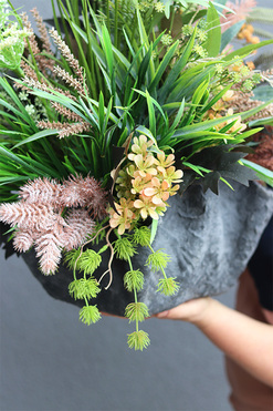 Green Maila Volcan, nowoczesna kompozycja nagrobna, wym.72x70cm 