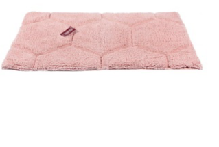 dywanik łazienkowy Gesso, różowy, wym.50x80cm
