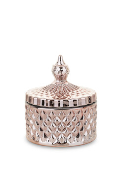 Palermo Champagne C, dekoracyjny pojemnik amfora, wym.10x8.5cm